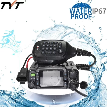 TYT TH-8600 IP67 Waterproof Mini Car Radio Dual Band 144-148MHz/420-450MHz 25W Amateur HAM Mobile Radio TH8600