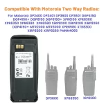 PMNN4077 Bateria de Íons de Lítio 7.4V para GP8200 GP8268 GP6500 GP8260 GP8800 Rádio Bidirecional