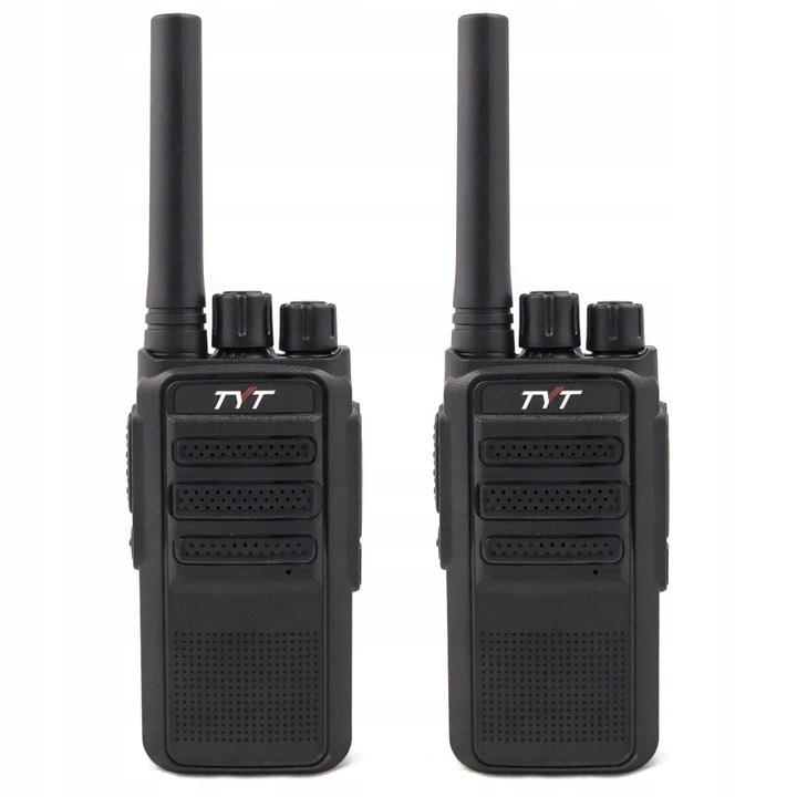 جهاز لاسلكي walkie talkie TYT TC-666 بقوة إخراج 2 واط جهاز إرسال واستقبال اقتصادي بحجم صغير بسعر منخفض وجودة عالية