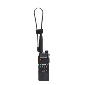 Antena táctica CS plegable SMA hembra de doble banda 144/430MHz de 108 cm para Baofeng