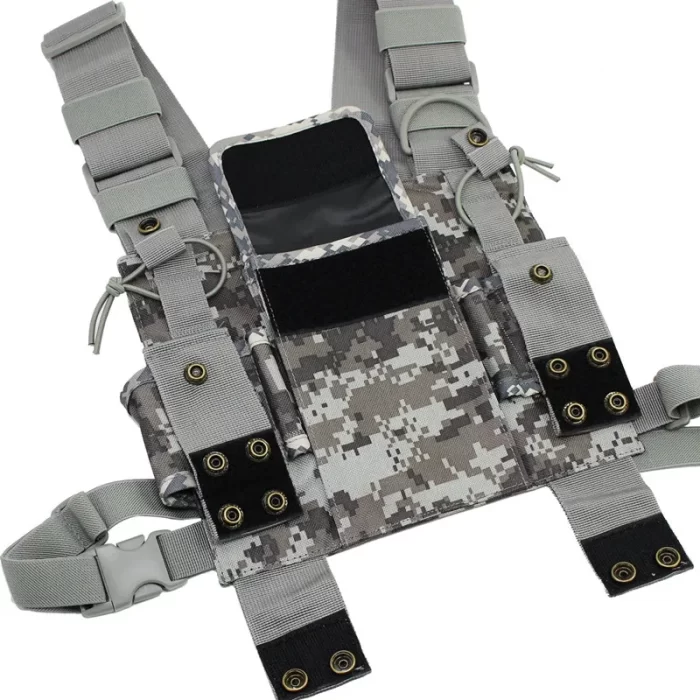 Camouflage Chest Bag for Hytera Motorola