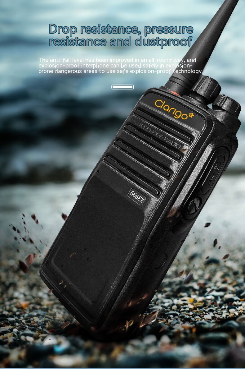 Clarigo DP-666EX explosion-proof walkie-talkie Waterproof