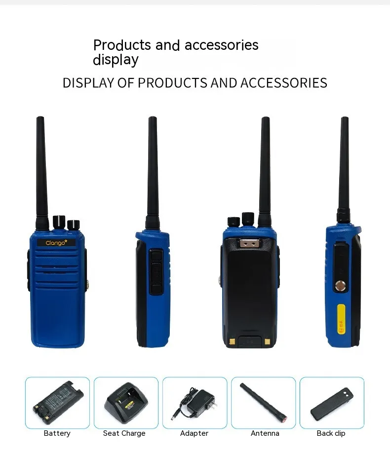 Clarigo DP998 digital explosion-proof walkie-talkie