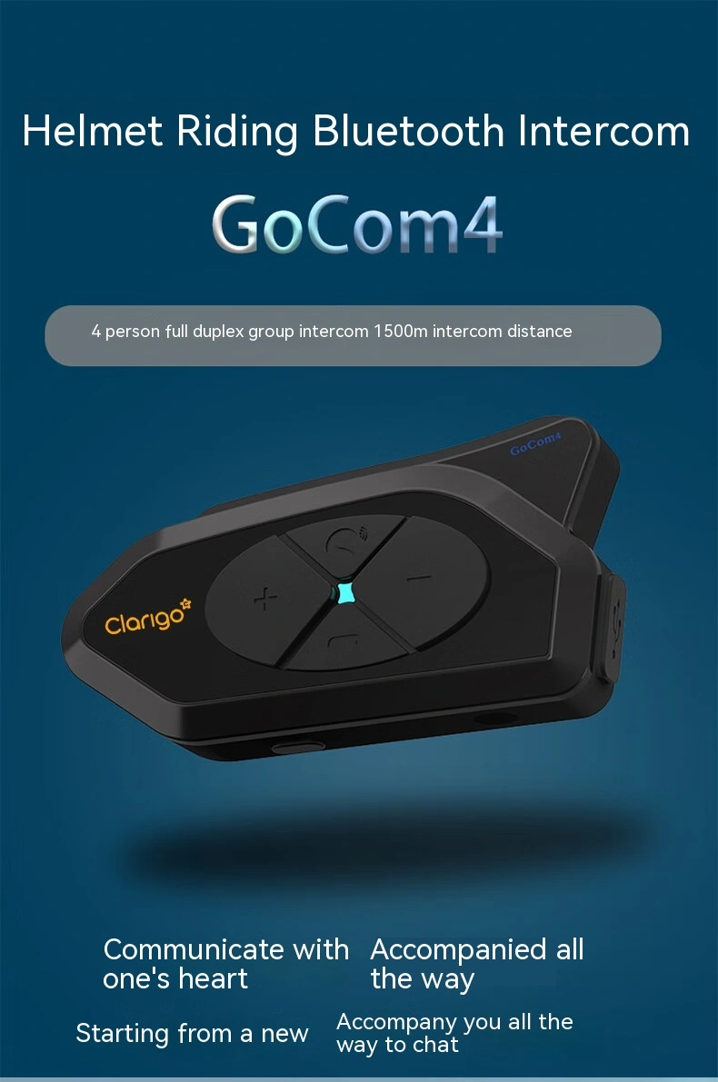Clarigo GoCom4 Helmet Bluetooth Headset CL668 motorcycle riding waterproof