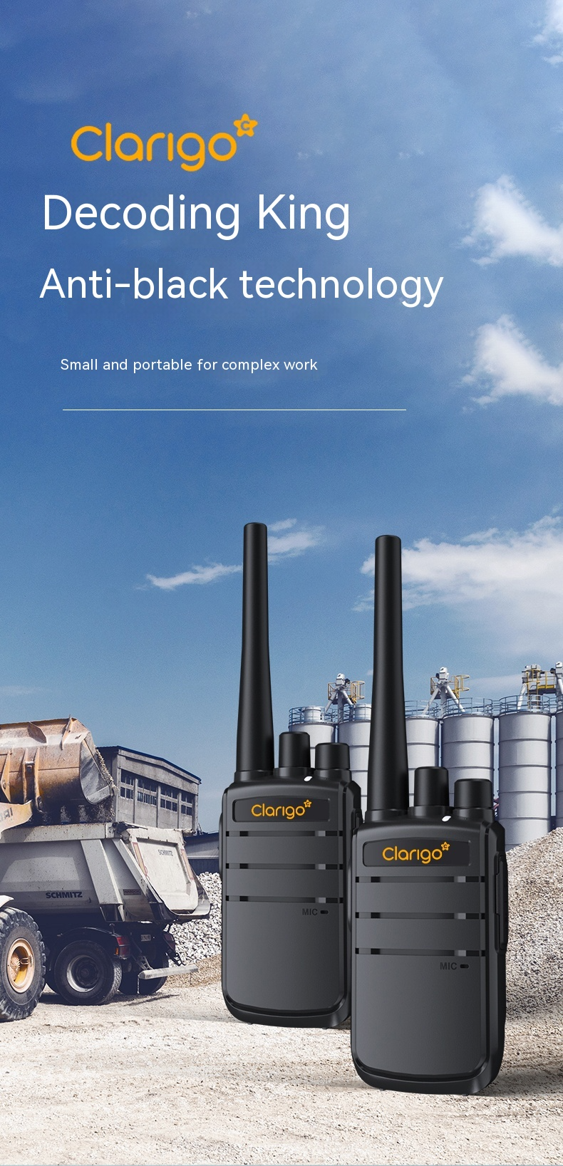 Clarigo KYX668 civil walkie-talkie