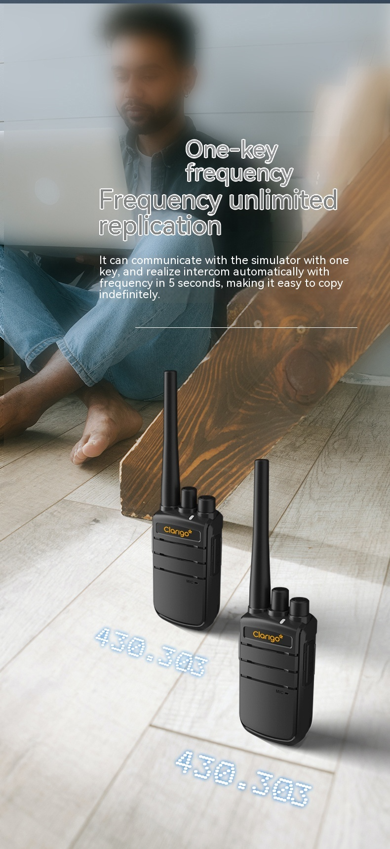 Clarigo KYX668 civil walkie-talkie