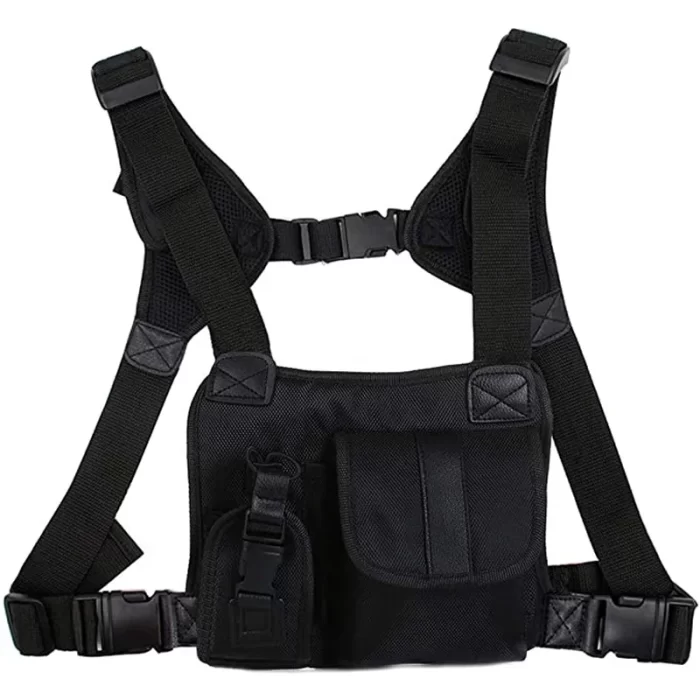 Portable Radio Chest Case Harness Vest