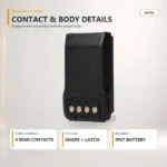 بطارية Hytera BL2010 بسعة 1500mAh لأجهزة PD600 وTD560