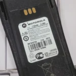 Motorola 1800mah Two Way Radio - side view