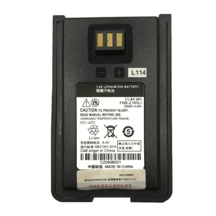Baterai Li-ion FNB-Z165 1600mAh untuk Motorola VZ-10 18 V318