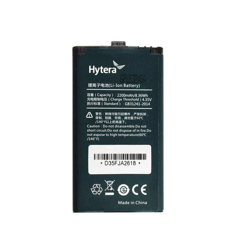 Oem Bl2202 Li-ion Battery 3.8V 2200mAh for Hytera Bd300 / Bd - view 2