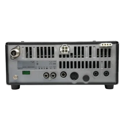 Detail shot of the 100W all-band HF transceiver with DSP filtering