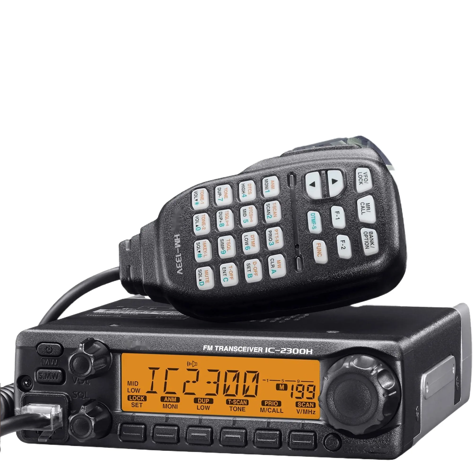 Tw 2300h Two Way Radio IC-2300H 50W VHF FM Mobilfunkgerät 144-148MHz