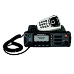 Detail shot of the APX1500 replacement 25W DMR car mobile radio transceiver