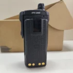 Detail shot of the APX2000 replacement DMR walkie talkie with IP67 body