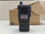 Package contents of the APX2000 replacement DMR walkie talkie with IP67 body