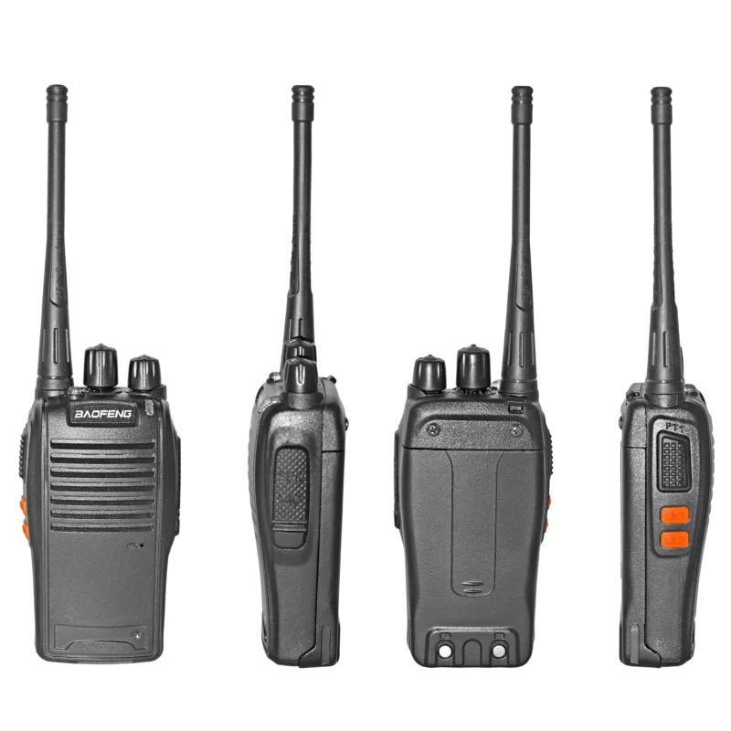 Detail shot of the BaoFeng BF-777S compact UHF two way transceiver