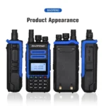 Side profile of the BaoFeng BF-H7 dual band 10W portable radio