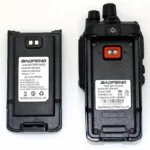 Close-up of the BaoFeng BF-S56 UHF handheld two-way radio