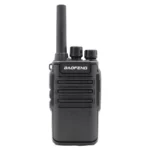 Front view of the BaoFeng BF-V8 compact UHF two way radio handheld unit