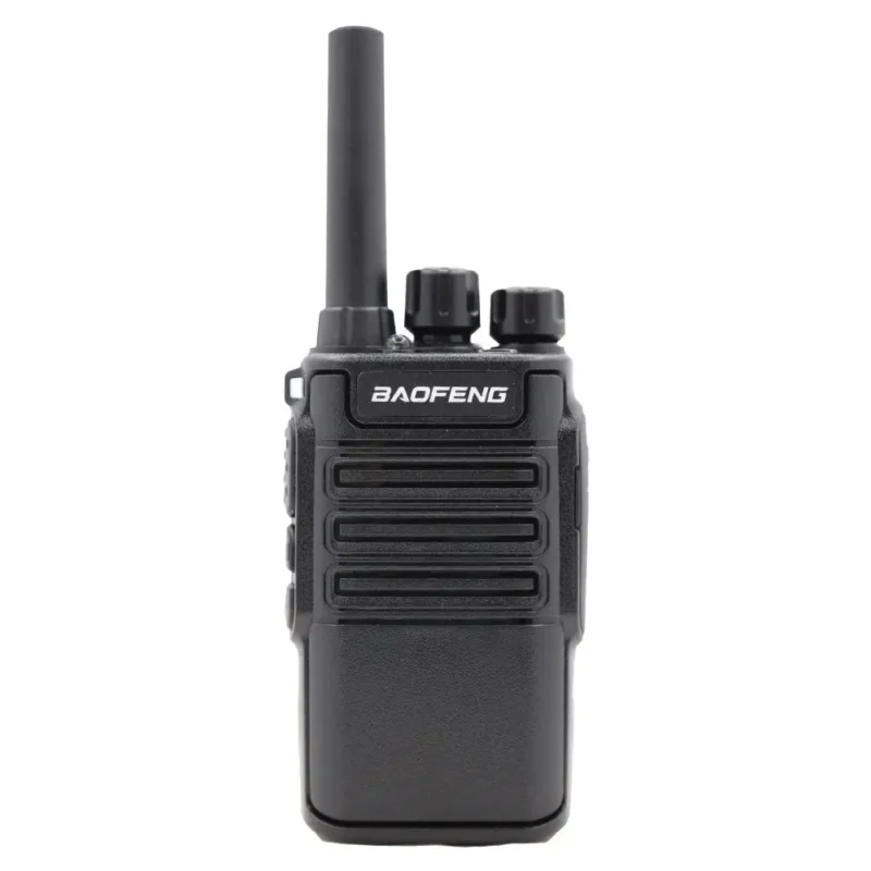 Front view of the BaoFeng BF-V8 compact UHF two way radio handheld unit