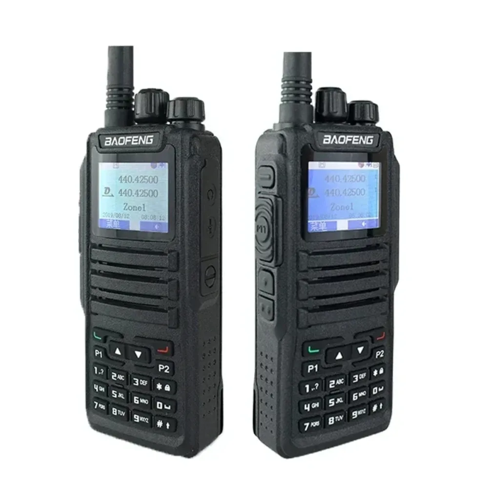 Tw Baofeng Dm 1701 Two Way Radio Front view of the Baofeng DM-1701 DMR dual time slot digital radio