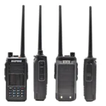 Side profile of the Baofeng DM-1702 dual band DMR walkie talkie