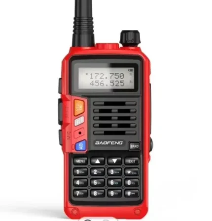 Front view of the Baofeng UV-S9 Plus dual band VHF UHF two way radio