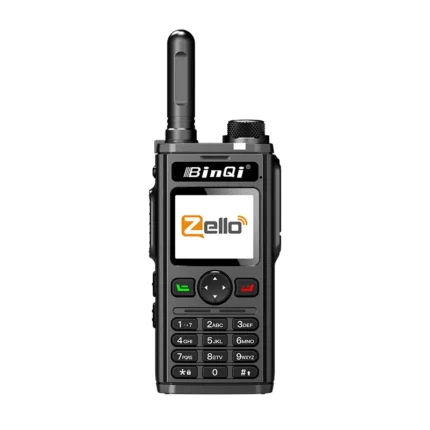 Front view of the BINQI BQ-298 high power DMR 4G PoC handheld radio