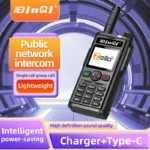 Package contents of the BINQI BQ-298 high power DMR 4G PoC handheld radio