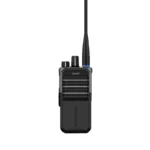 Detail shot of the Caltta DH410 commercial digital analog two-way radio