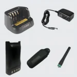 Close-up of the Caltta DH500 digital DMR trunking walkie talkie