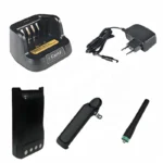 Side profile of the Caltta DH600 IP68 digital two way radio
