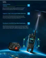 Caltta E650 Android 4G PoC smart radio handset held in hand