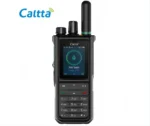 Front view of the Caltta E690 rugged LTE PoC two way radio with GPS