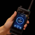 Front view of the Caltta GH900 Android LTE PoC smart radio