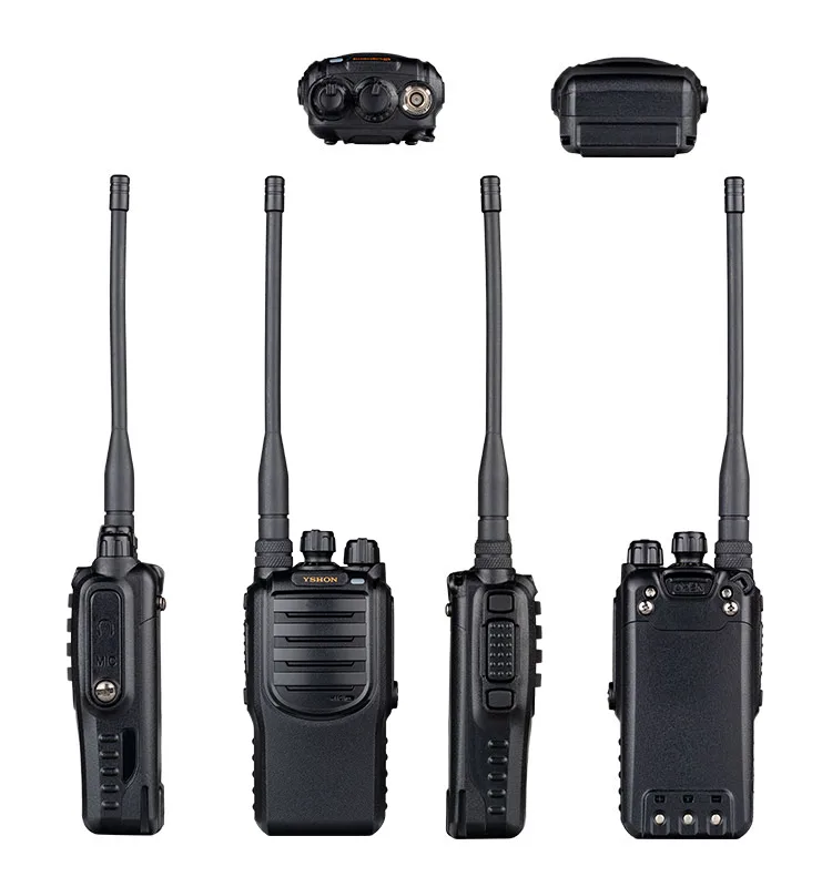 Detail shot of the Caltta K520 Pro UHF analog handheld walkie talkie