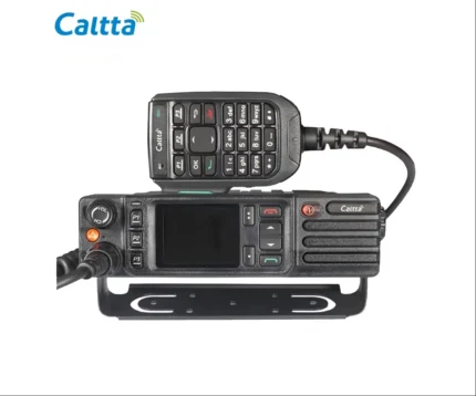 Front view of the Caltta PM790 Prodrive DMR vehicle mounted radio