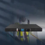 Caltta PR900 50W DMR digital repeater for rack mounting held in hand