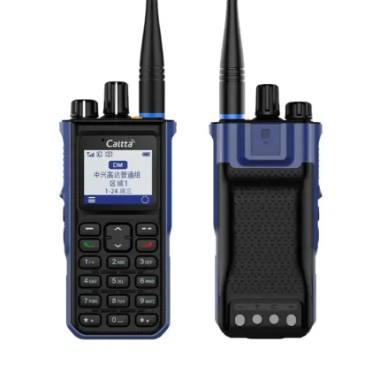 Detail shot of the Caltta RH596 railway digital two way radio