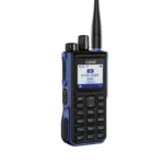 Caltta RH596 railway digital two way radio held in hand