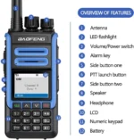 Package contents of the DR-1802U UHF DMR digital portable radio handset