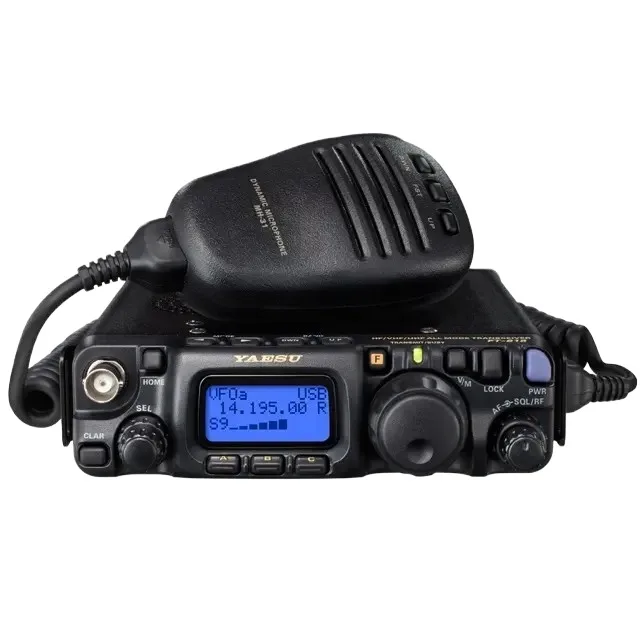 Tw Ft 857d Two Way Radio Front view of the FT-857D updated 6W tri-band vehicle transceiver