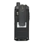 Side profile of the HX-380 floating marine VHF handheld transceiver