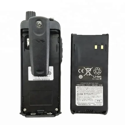 Detail shot of the Standard Horizon HX380 submersible 5W VHF marine handheld