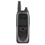 Detail shot of the IC-A25N VHF airband GPS handheld transceiver