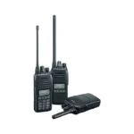 Close-up of the IC-F2100DT IC-F1100D compatible waterproof VHF UHF radio