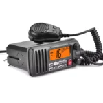 Close-up of the IC-M412 25W submersible VHF marine mobile radio