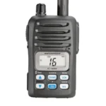 Front view of the IC-M88 VHF marine portable radio IP67 body