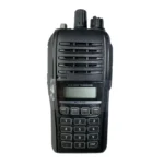 Front view of the IC-T10 VHF digital handheld radio IP67